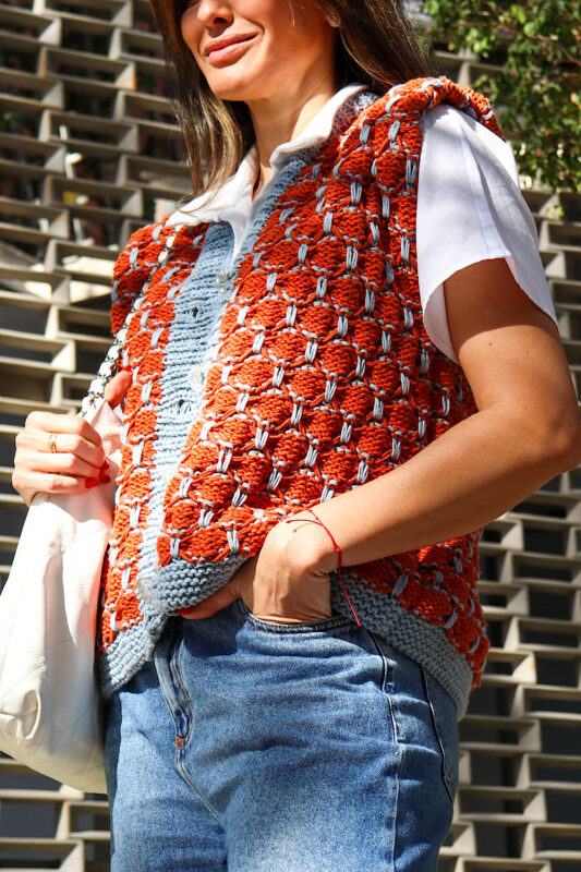 Örgü Yelek Hırka Modelleri ve Yapışları 18