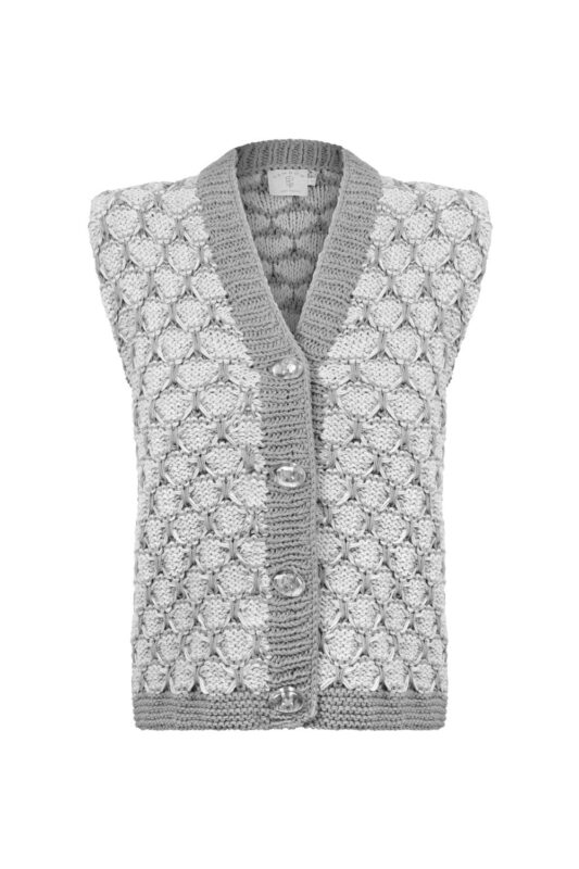 Örgü Yelek Hırka Modelleri ve Yapışları 22