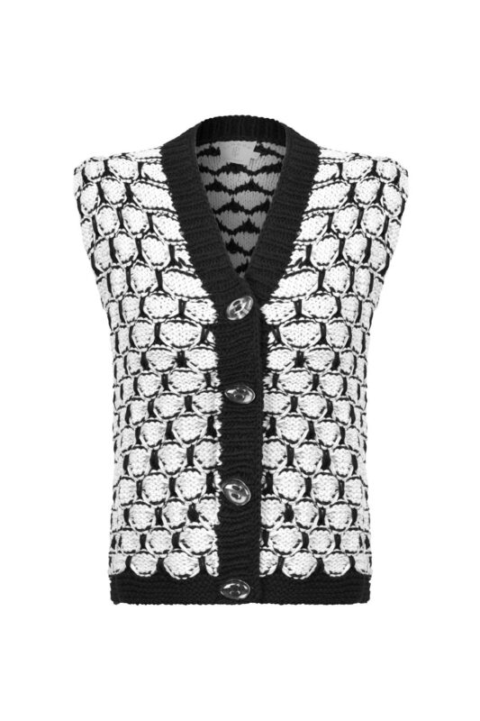 Örgü Yelek Hırka Modelleri ve Yapışları 20