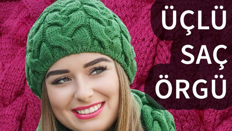 Üçlü Saç Örgü Modeli Yapılışı 4