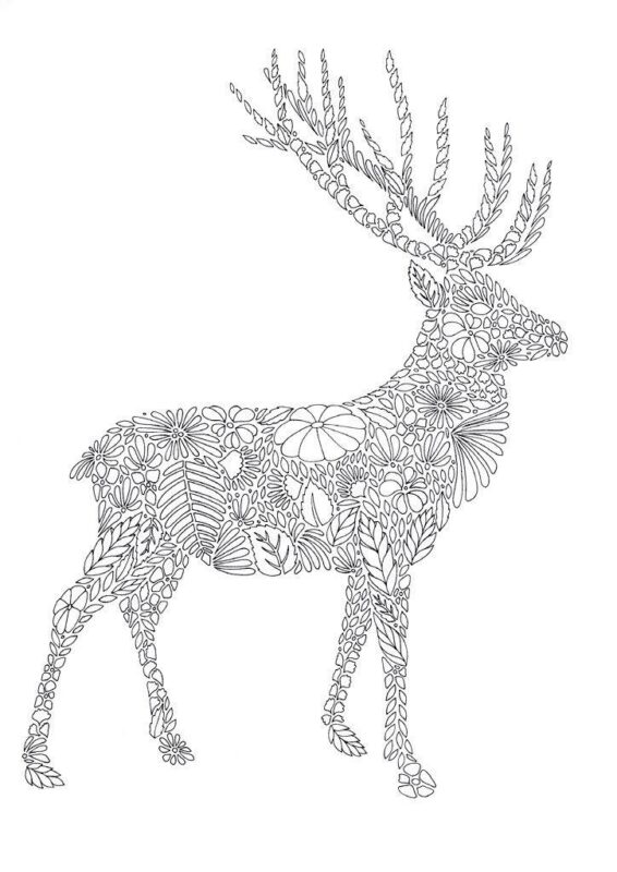 Büyükler İçin Boyama Sayfası Örnekleri 17