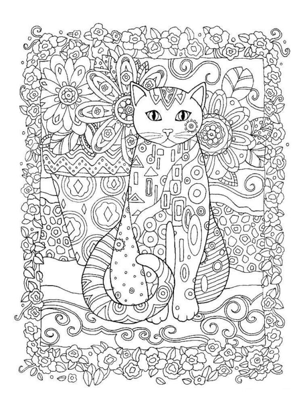 Büyükler İçin Boyama Sayfası Örnekleri 25