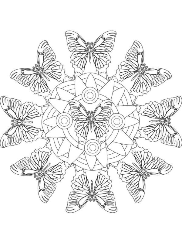 Büyükler İçin Boyama Sayfası Örnekleri 35