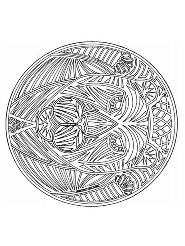 Büyükler İçin Boyama Sayfası Örnekleri 38