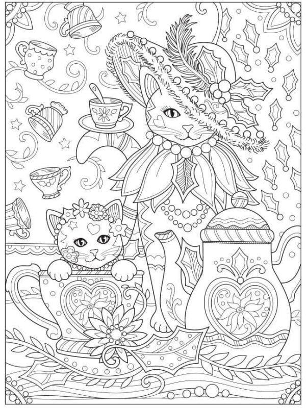 Büyükler İçin Boyama Sayfası Örnekleri 46