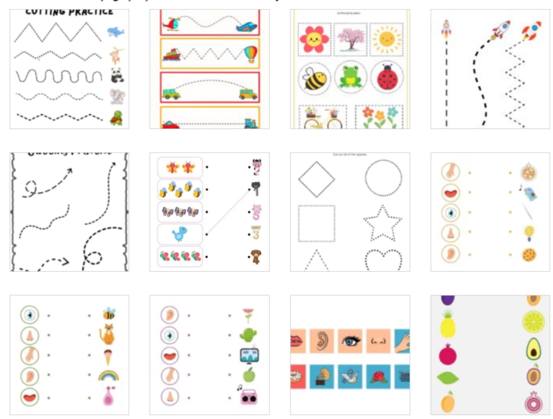 Çizgi Çalışmaları Okul Öncesi 51