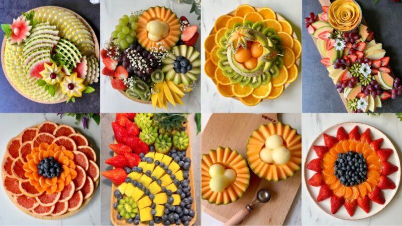 Meyve Tabağı Sunumu Basit 1