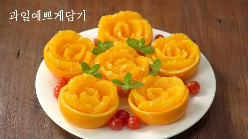 Meyve Tabağı Sunumu Basit