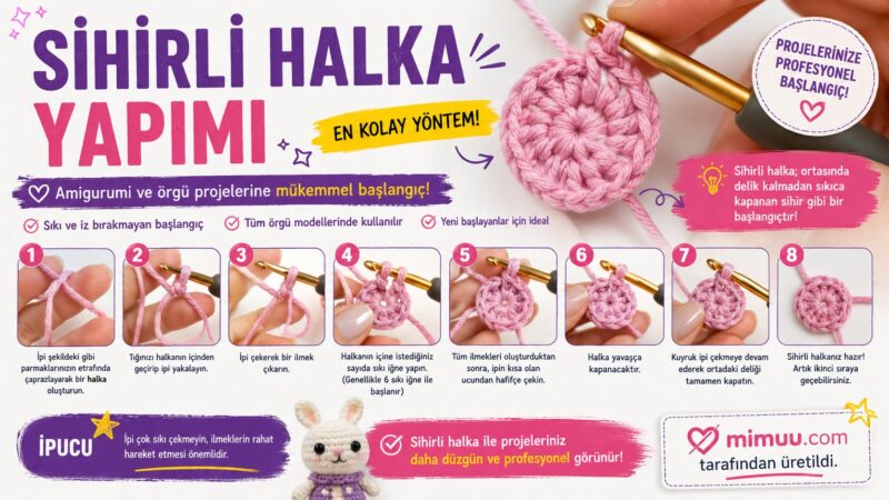 En Kolay Sihirli Halka Yapımı 10