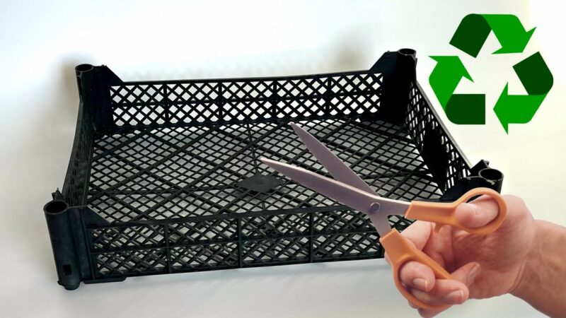 5 Dakikada Plastik Sepet Nasıl Süslenir?