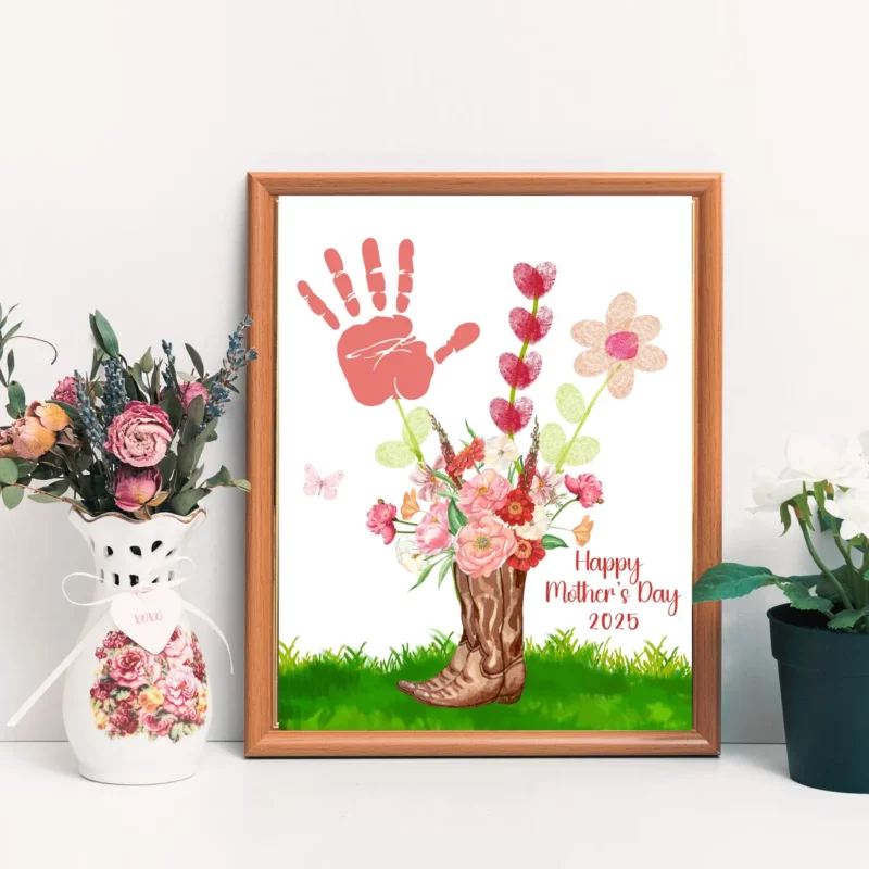 Anneler Günü Hediyesi El Yapımı Okul Öncesi 43