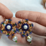 Boncuklu Mekik Oyası Küpe Yapılışı