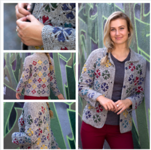 Kare Motifli Hırka Yapılışı 11