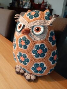 Motifli Baykuş Yastık Yapılışı 14