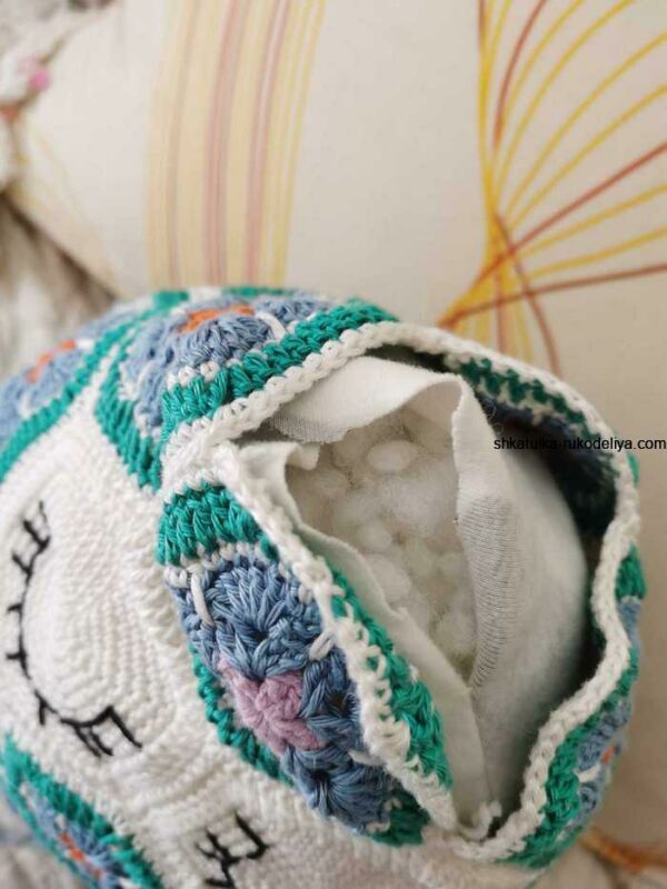 Motifli Baykuş Yastık Yapılışı 6