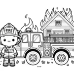 Yangın Haftası Boyama Sayfaları 22