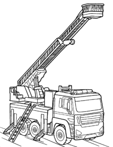 Yangın Haftası Boyama Sayfaları - Resim 24