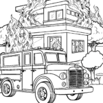 Yangın Haftası Boyama Sayfaları 24