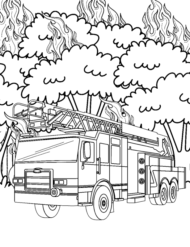 Yangın Haftası Boyama Sayfaları 26