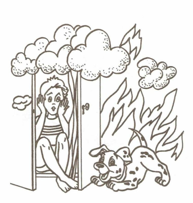 Yangın Haftası Boyama Sayfaları 33