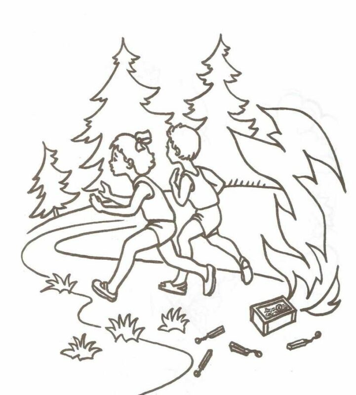 Yangın Haftası Boyama Sayfaları 34