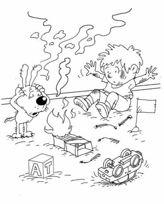 Yangın Haftası Boyama Sayfaları 36