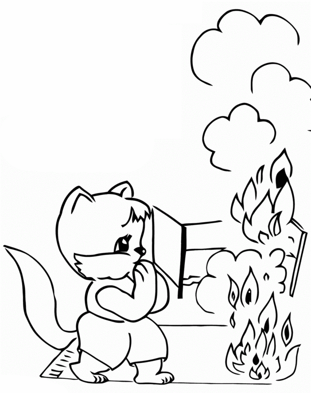 Yangın Haftası Boyama Sayfaları 37