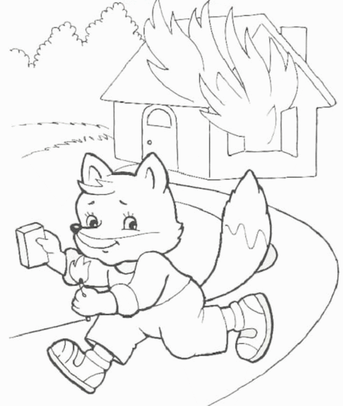 Yangın Haftası Boyama Sayfaları 39