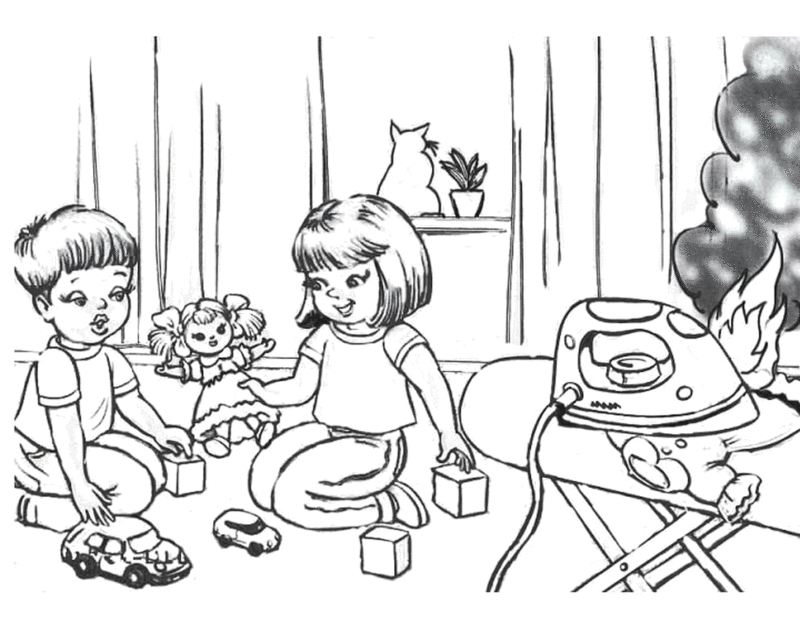 Yangın Haftası Boyama Sayfaları 43