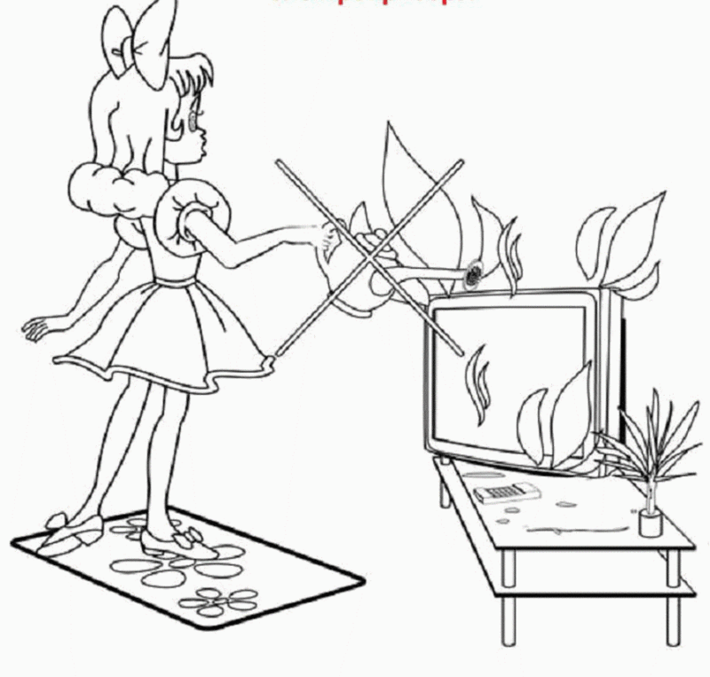 Yangın Haftası Boyama Sayfaları 45