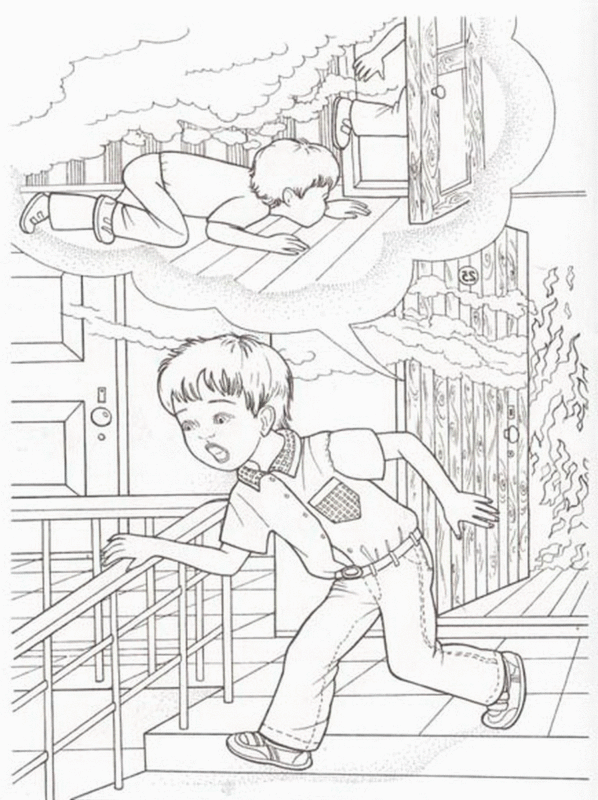 Yangın Haftası Boyama Sayfaları 49