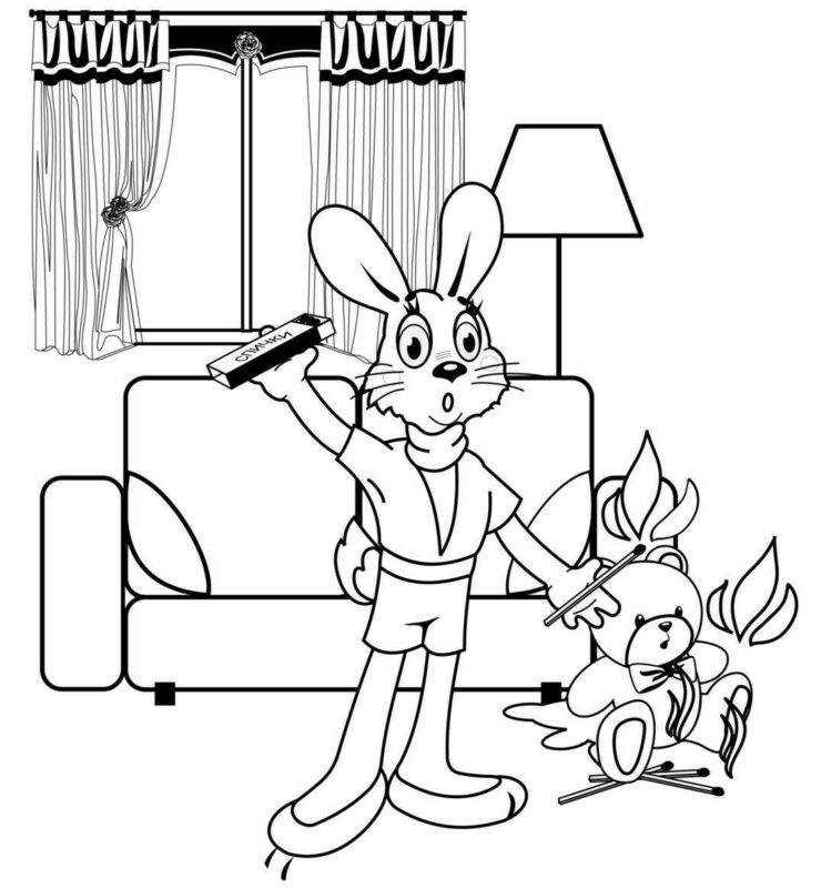 Yangın Haftası Boyama Sayfaları 6