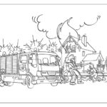 Yangın Haftası Boyama Sayfaları 8