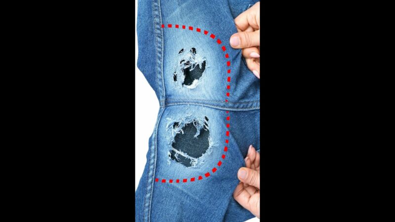 Ağı Yırtılan Kot Pantolon Nasıl Tamir Edilir?