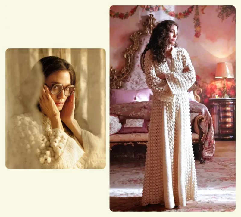 Angelina Jolie Uzun Hırka Yapılışı 19