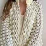 Angelina Jolie Uzun Hırka Yapılışı 24