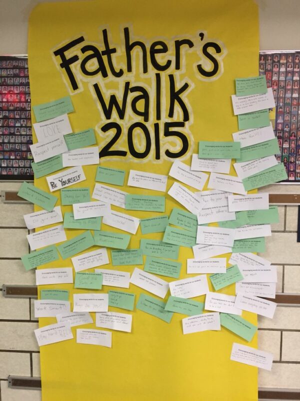 Okul Öncesi Babalar Günü Pano Örnekleri 12