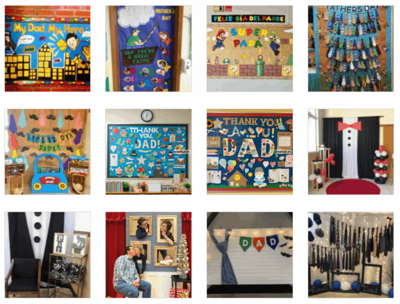 Okul Öncesi Babalar Günü Pano Örnekleri 14