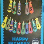 Okul Öncesi Babalar Günü Pano Örnekleri 34