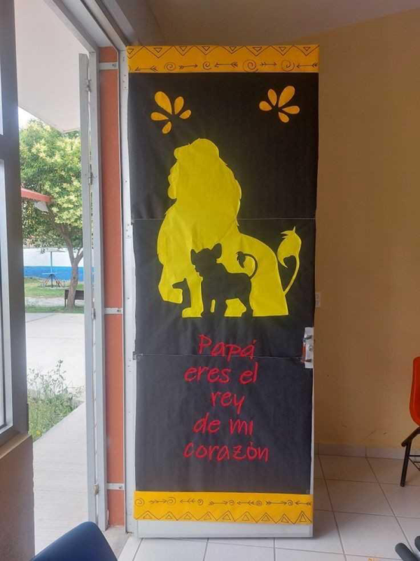 Okul Öncesi Babalar Günü Pano Örnekleri 42