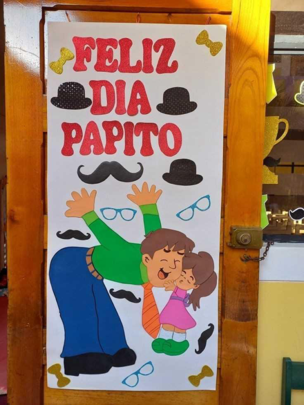 Okul Öncesi Babalar Günü Pano Örnekleri 43