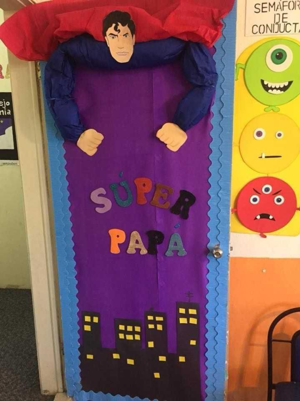 Okul Öncesi Babalar Günü Pano Örnekleri 49