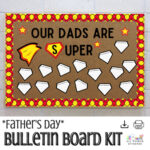 Okul Öncesi Babalar Günü Pano Örnekleri 50