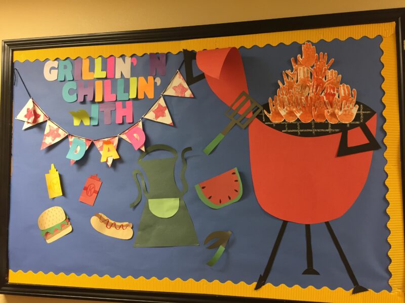 Okul Öncesi Babalar Günü Pano Örnekleri