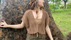 2 Parçadan Yazlık Kolay Örgü Bluz Yapılışı 1