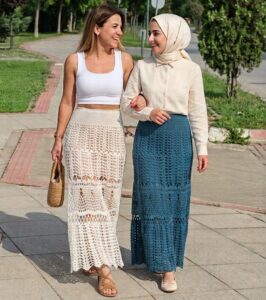 Adım Adım Örgü Etek Yapılışı 19