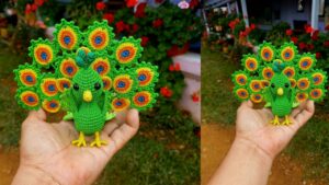 Amigurumi Tavus Kuşu Yapımı