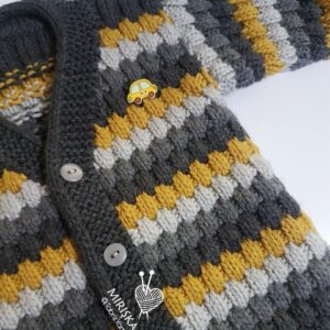 İki Şişle Kabartmalı Örgü Modeli Yapılışı 2