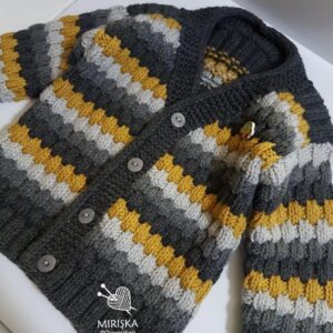 İki Şişle Kabartmalı Örgü Modeli Yapılışı 3