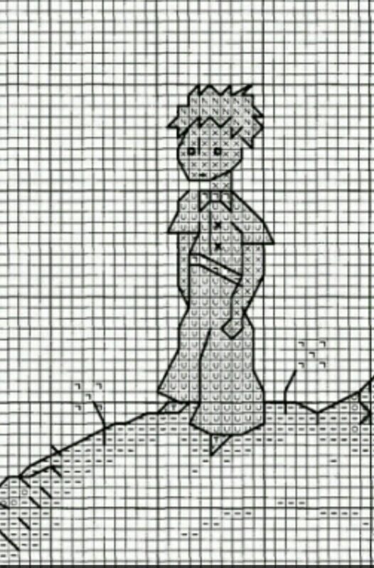 Küçük Prens Kanaviçe Etamin Şablonları 13